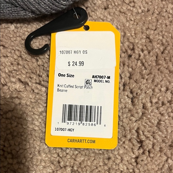 Carhartt Heather Gray Knit Beanie - Picture 2 of 3